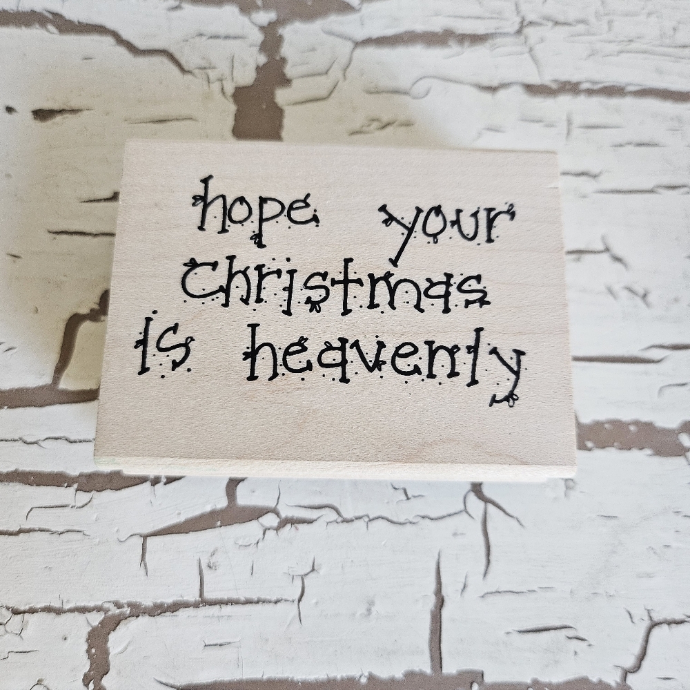 3/$15 Impressions Rubber Stamp Christmas Theme